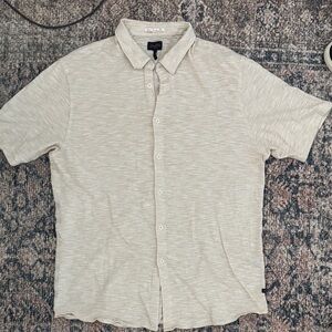 Good Man Brand Light Tan Short Sleeve Polo